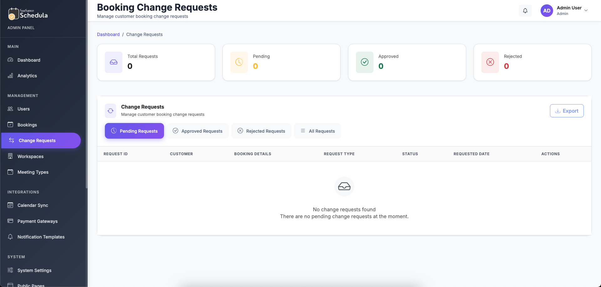Schedula - Professional Booking & Scheduling Management System - Screenshot