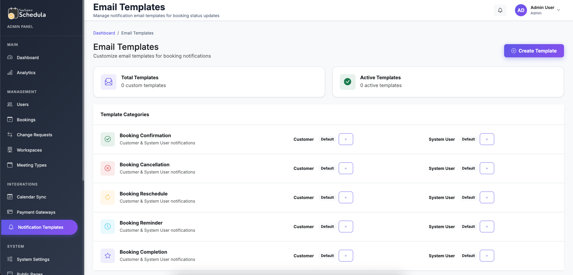 Schedula - Professional Booking & Scheduling Management System - Screenshot