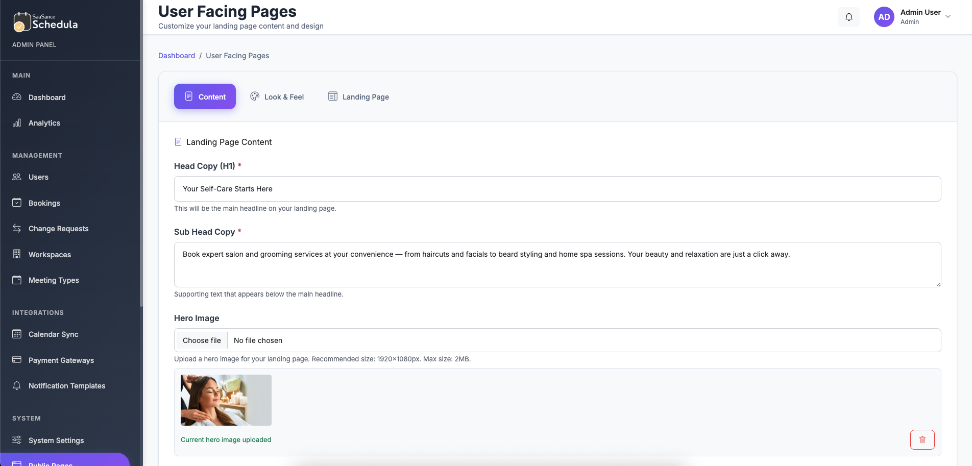 Schedula - Professional Booking & Scheduling Management System - Screenshot
