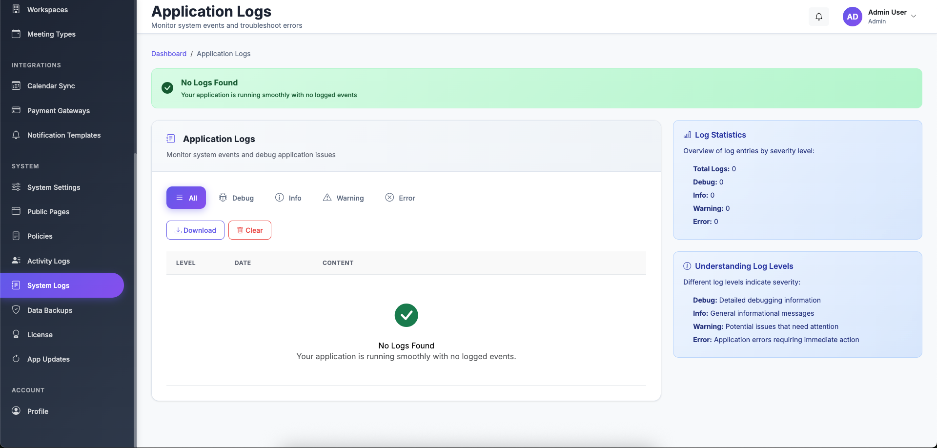 Schedula - Professional Booking & Scheduling Management System - Screenshot