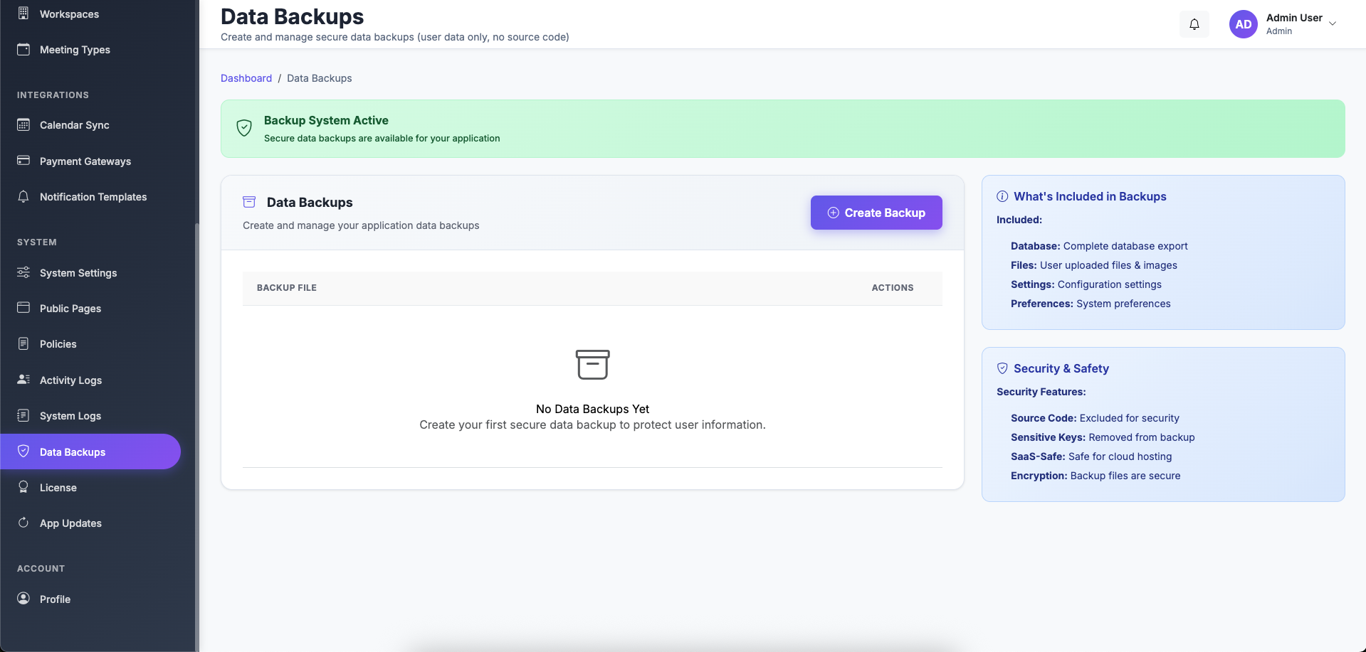 Schedula - Professional Booking & Scheduling Management System - Screenshot
