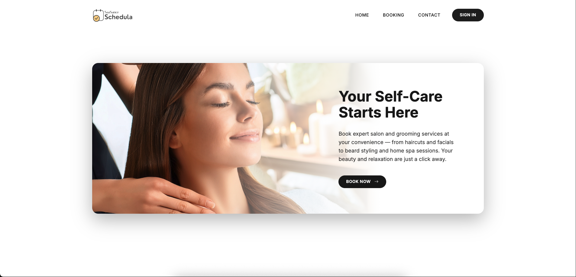 Schedula - Professional Booking & Scheduling Management System - Screenshot