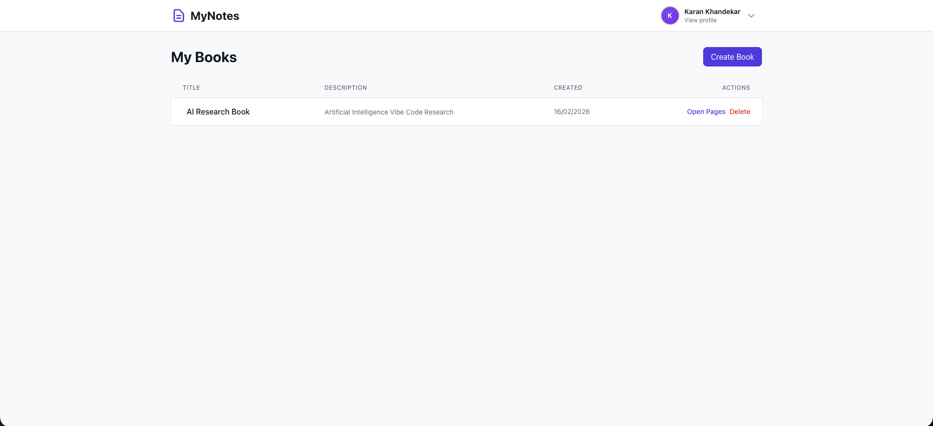 My Notes - Screenshot